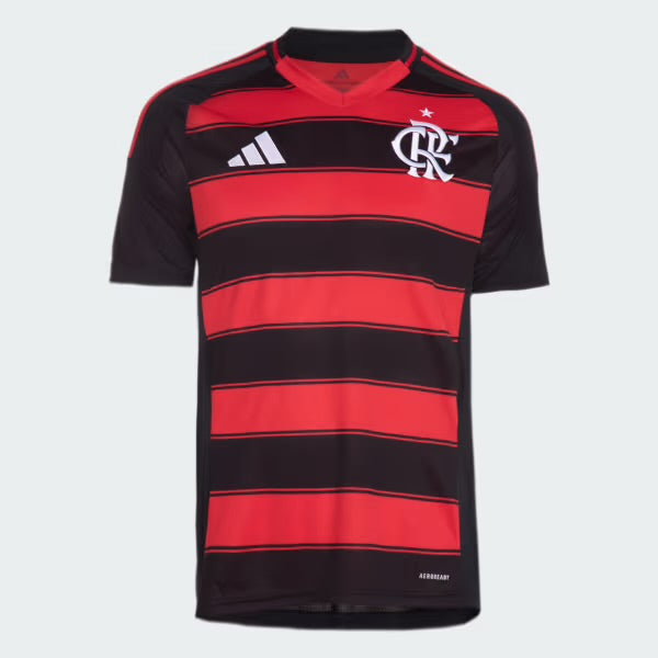 Flamengo Home Jersey, Lightweight Athletic Performance Shirt for Soccer Fans 2025 2026