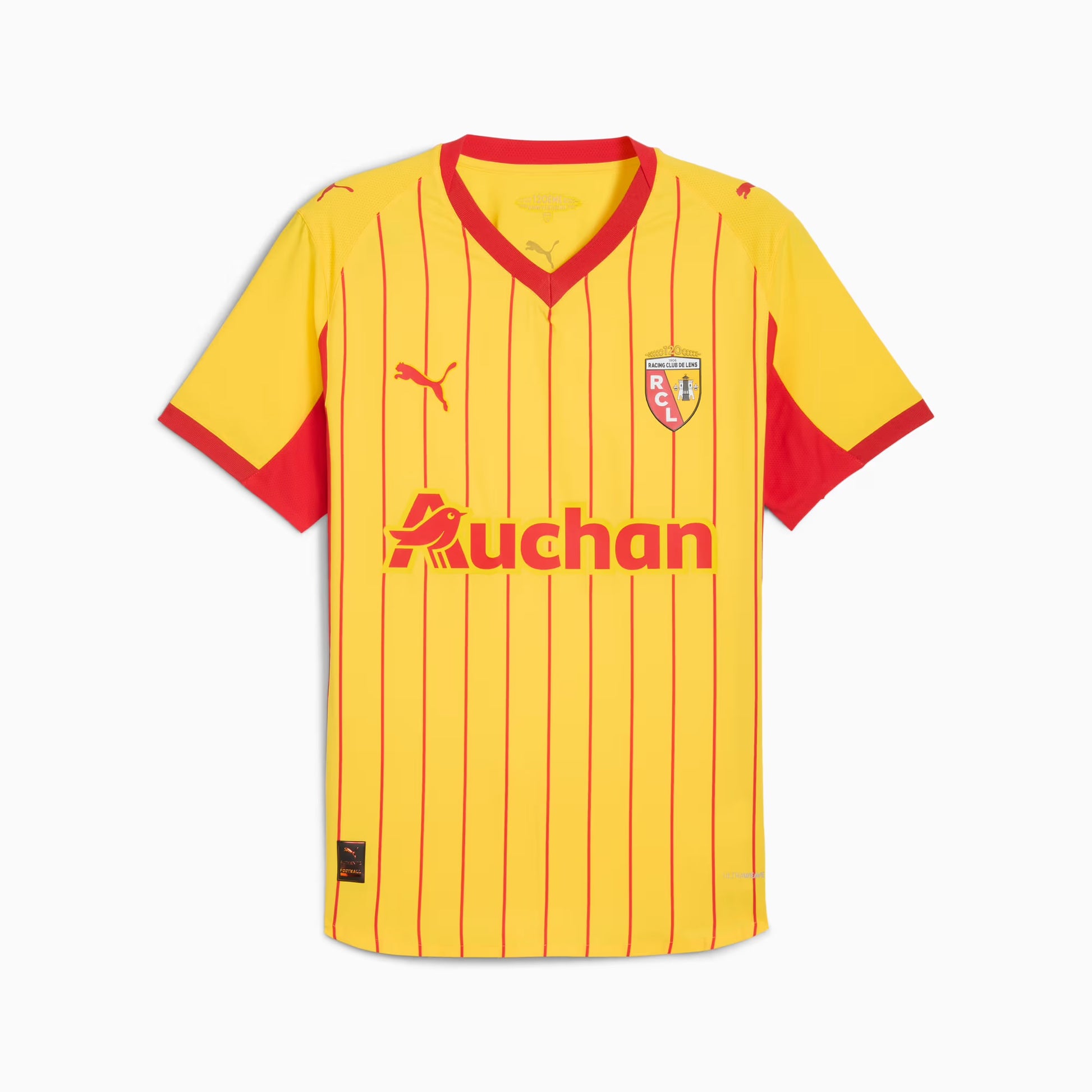 RC Lens Home Jersey, Lightweight Athletic Performance Shirt for Soccer Fans 2025 2026