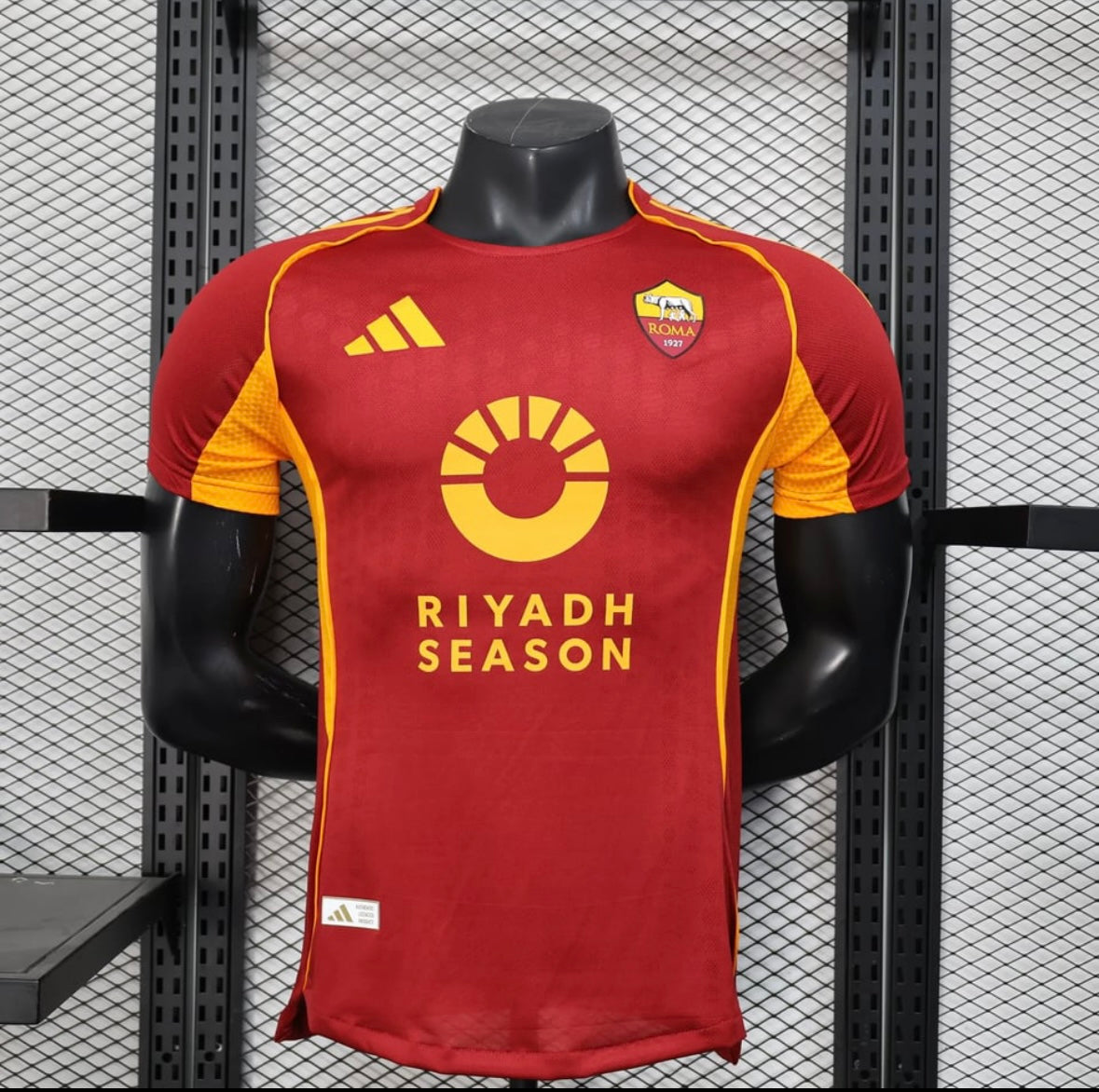 Adidas AS Roma Home Jersey, Lightweight Athletic Performance Shirt for Soccer Fans 2025 2026