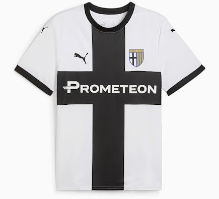 Erreà Parma Home Jersey, Lightweight Athletic Performance Shirt for Soccer Fans 2025 2026