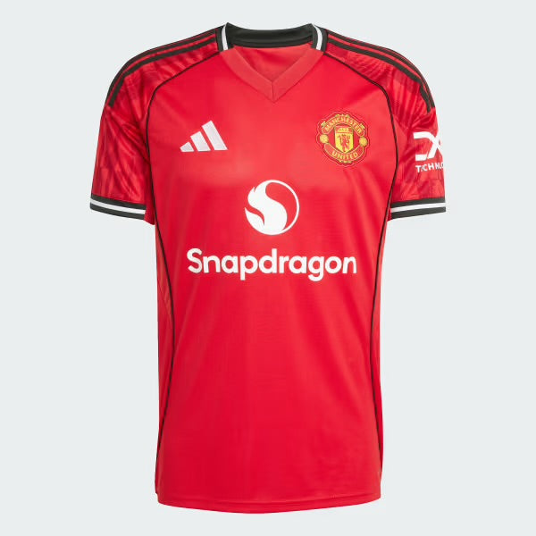 Adidas Manchester United Home Jersey, Lightweight Athletic Performance Shirt for Soccer Fans 2025 2026