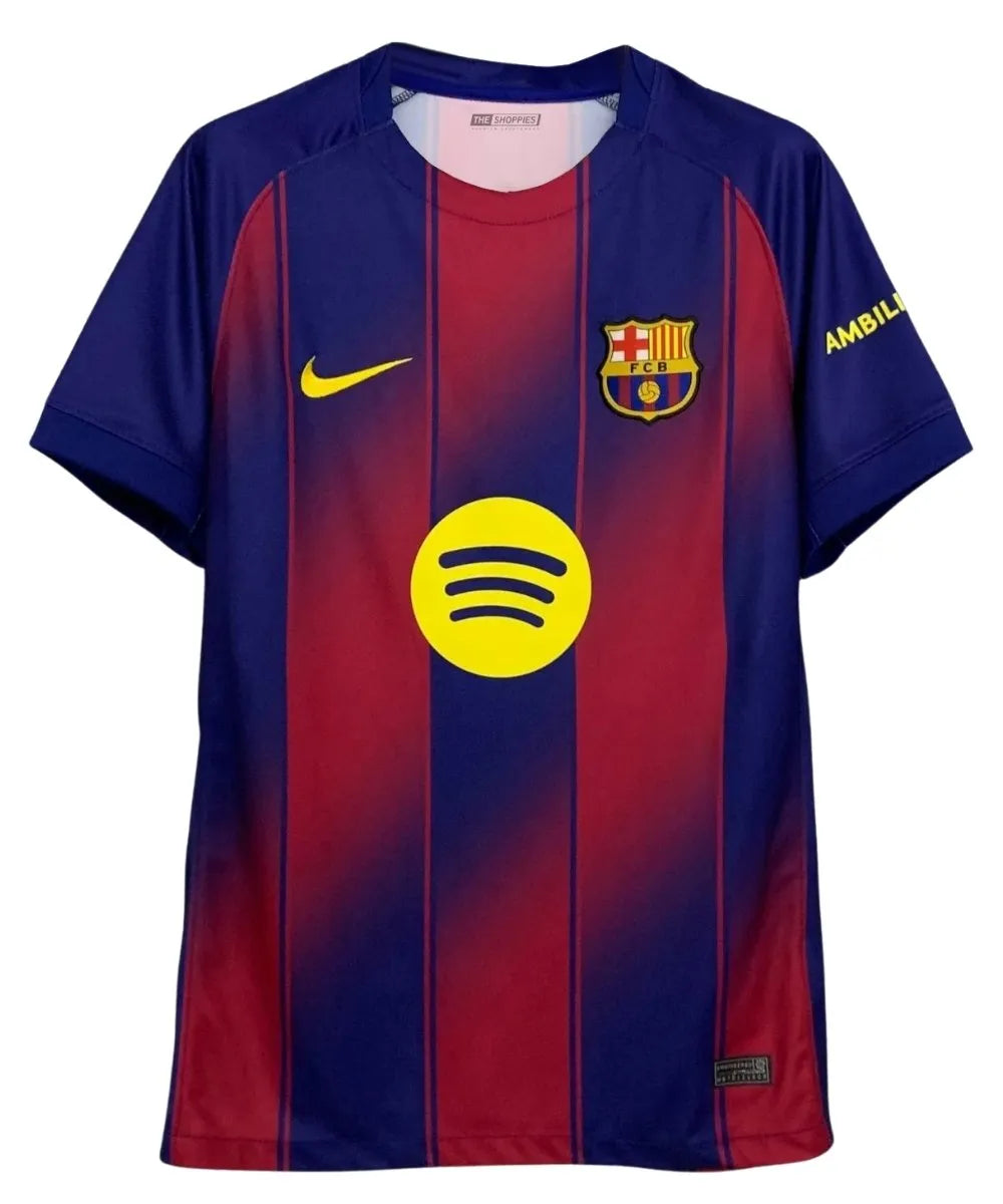 Nike FC Barcelona Home Jersey, Lightweight Athletic Performance Shirt for Soccer Fans