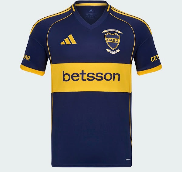 Boca Juniors Home Jersey, Lightweight Athletic Performance Shirt for Soccer Fans 2025 2026