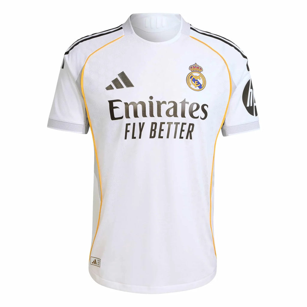 Adidas Real Madrid Home Jersey, Lightweight Athletic Performance Shirt for Soccer Fans